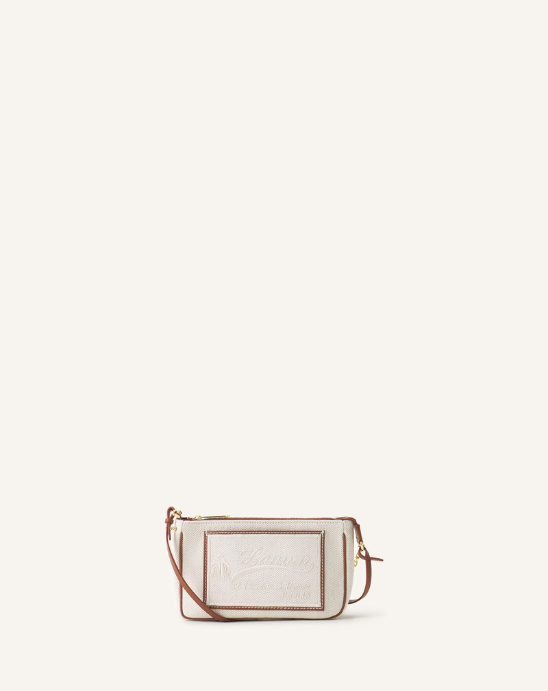 COMPAGNON SMALL ZIPPED SHOLDER BAG IN CANVAS 1