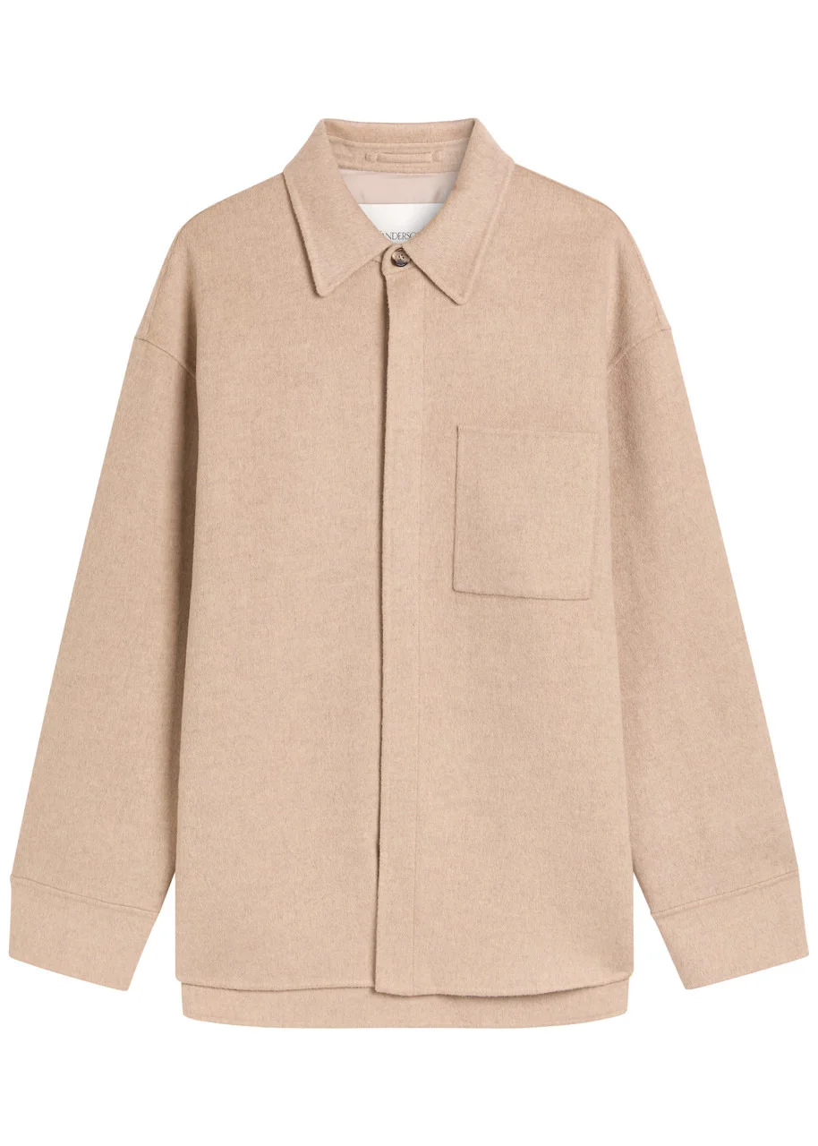 JW Anderson Oversized Wool Overshirt - 1