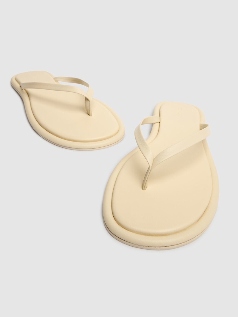 5mm Leather flip flop sandals - 2