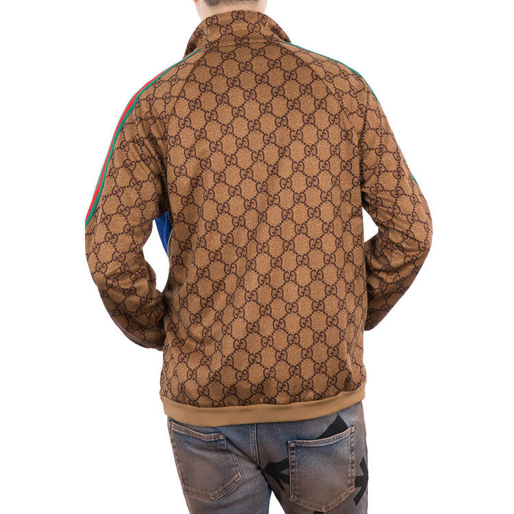 Gucci GG Plain Knit Jacket For Men Brown 523488-X9V34-2035 - 7