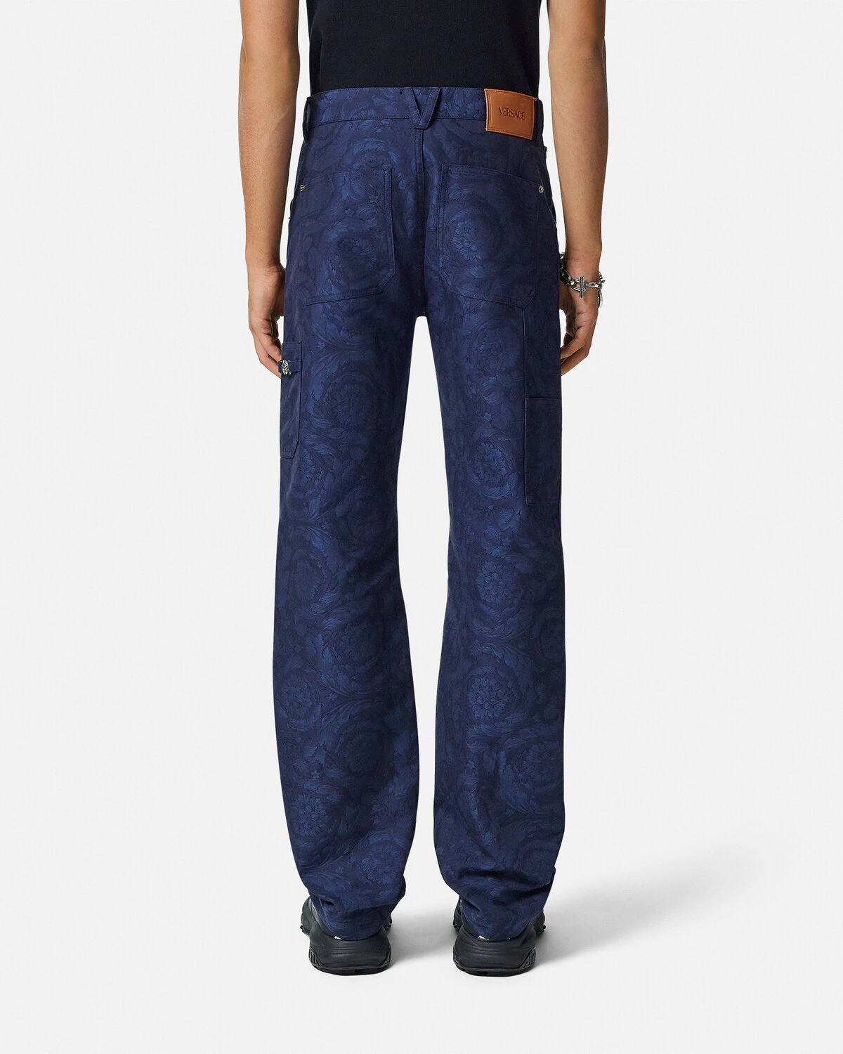 Barocco Jacquard Carpenter Pants - 5
