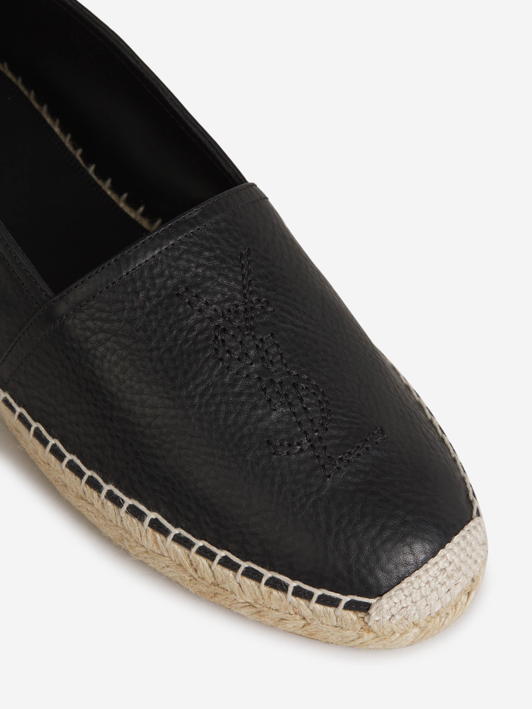 TOSCANO VOLANATO LEATHER ESPADRILLES - 5