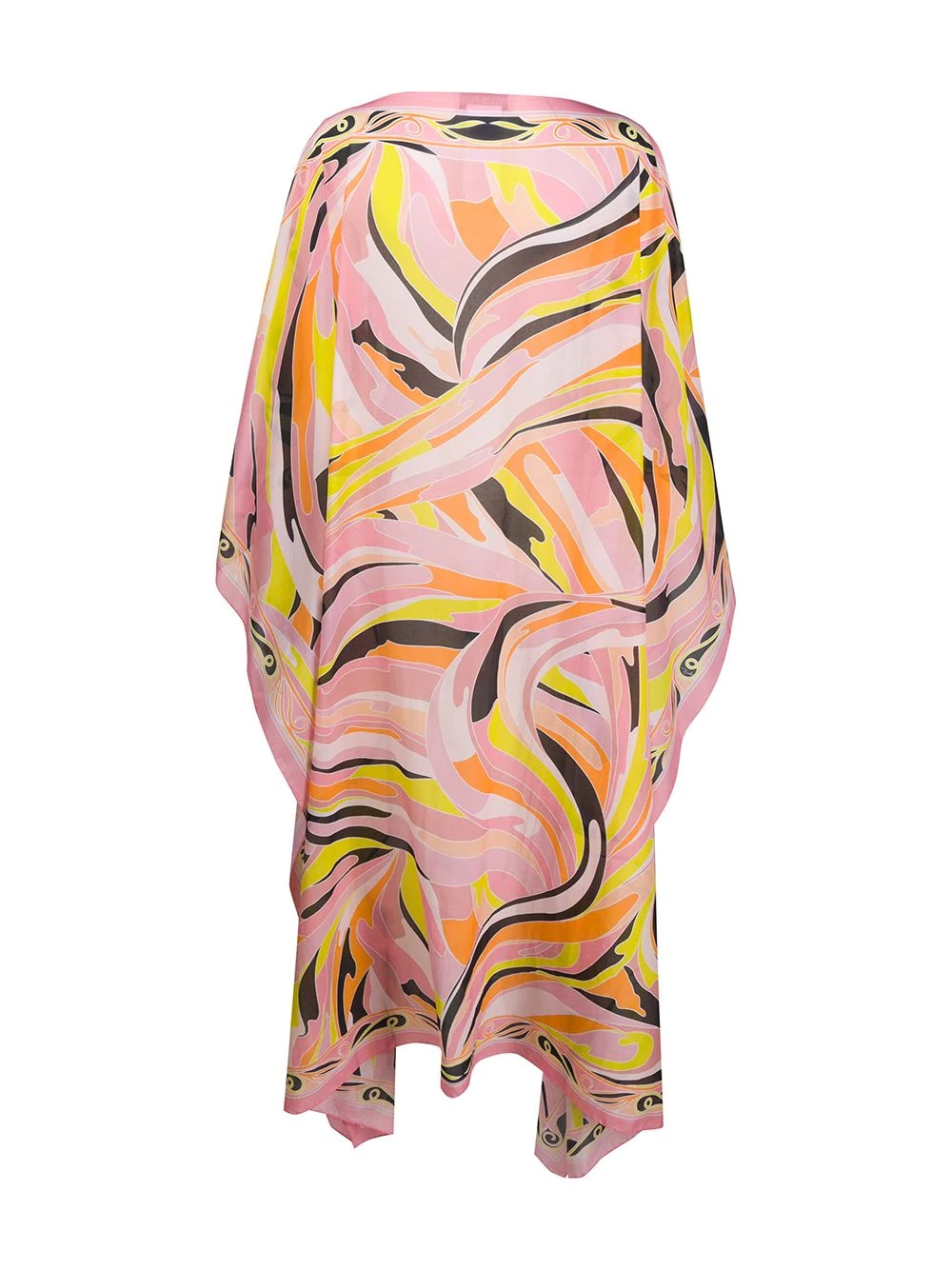 Vetrate-print beach dress - 2