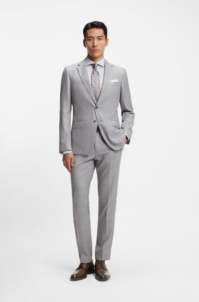 BOSS DERBY SHOES IN TEXTURED AND SMOOTH LEATHER outlook