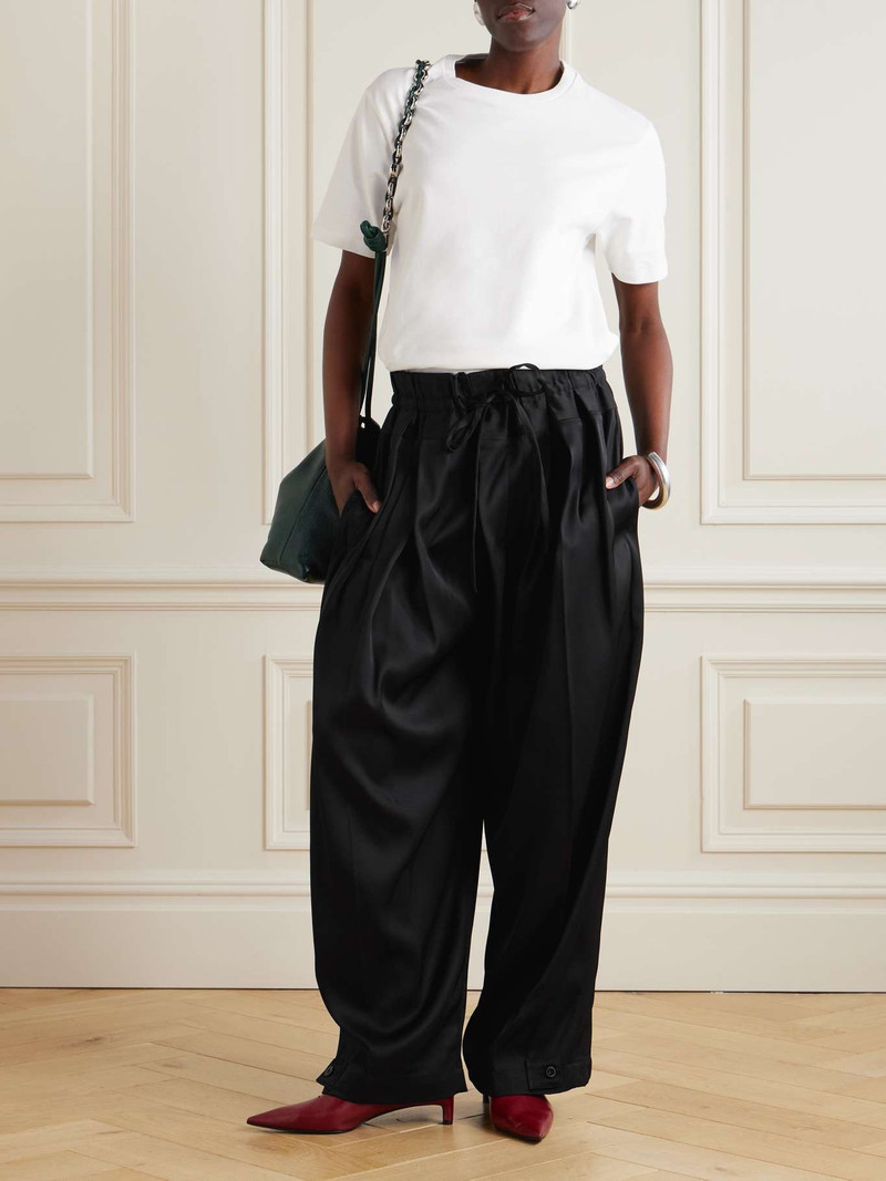 Jil Sander Appliquéd cotton-jersey T-shirt White outlook