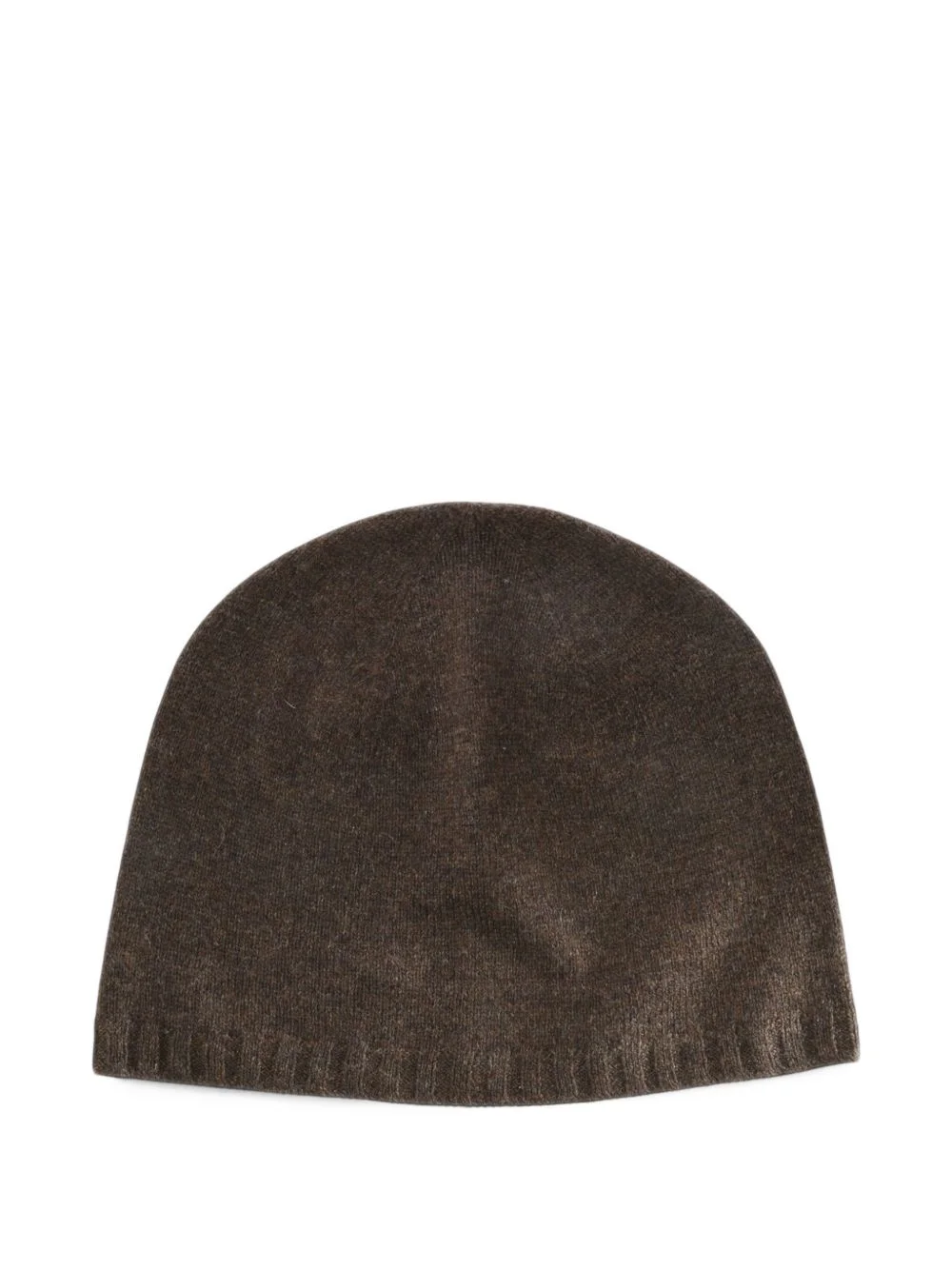 Slouchy ribbed-trim beanie hat - 1