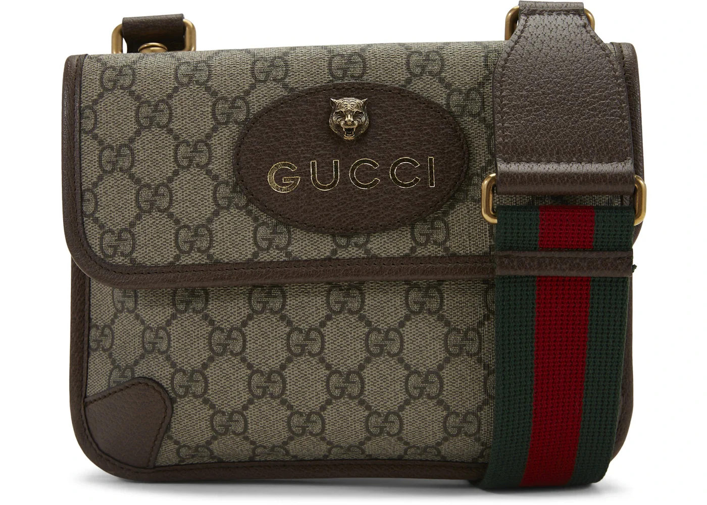 Gucci Neo Vintage Messenger GG Supreme Small Beige/Ebony - 1