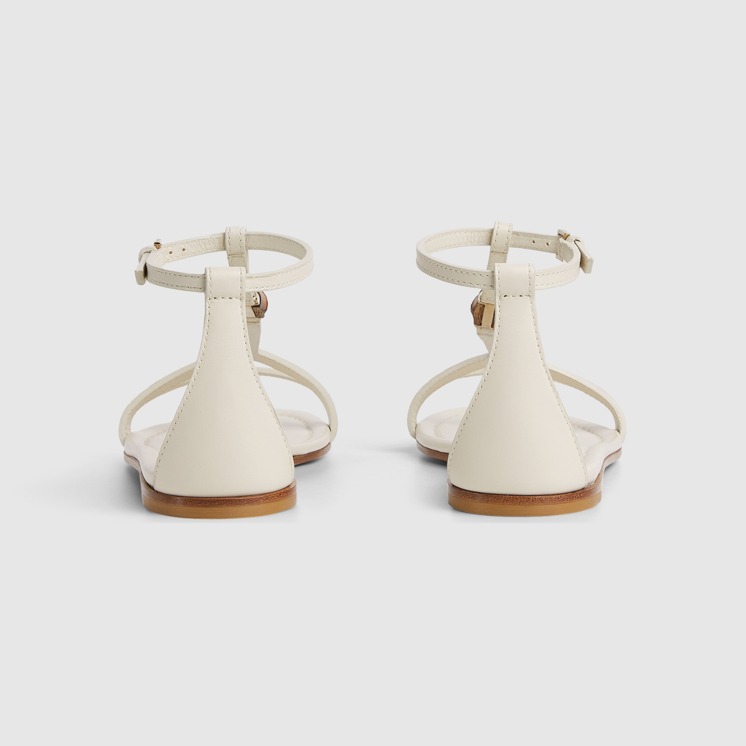 Women's sandal with bamboo detail - 4