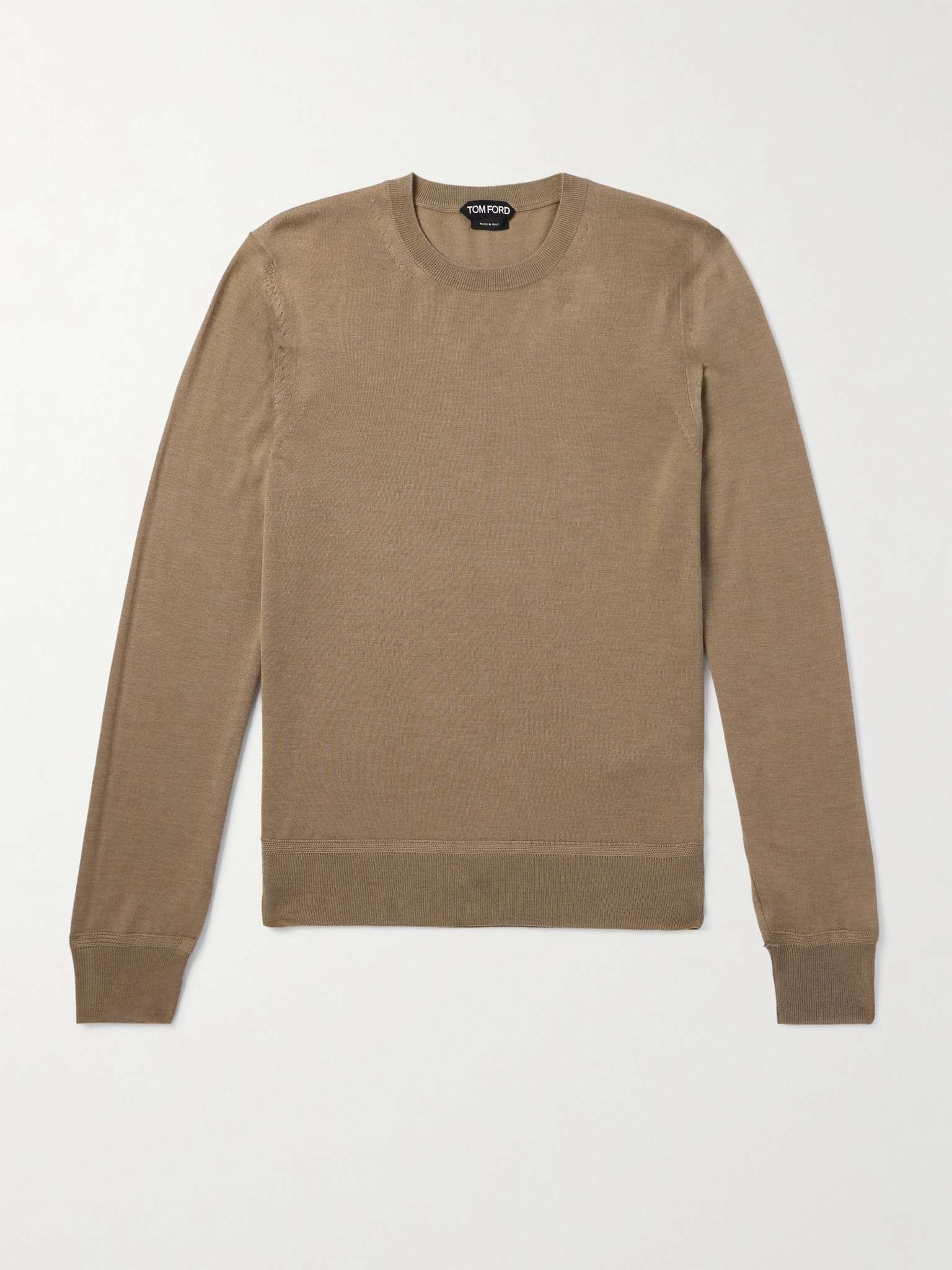 Cashmere and Silk-Blend Sweater - 1