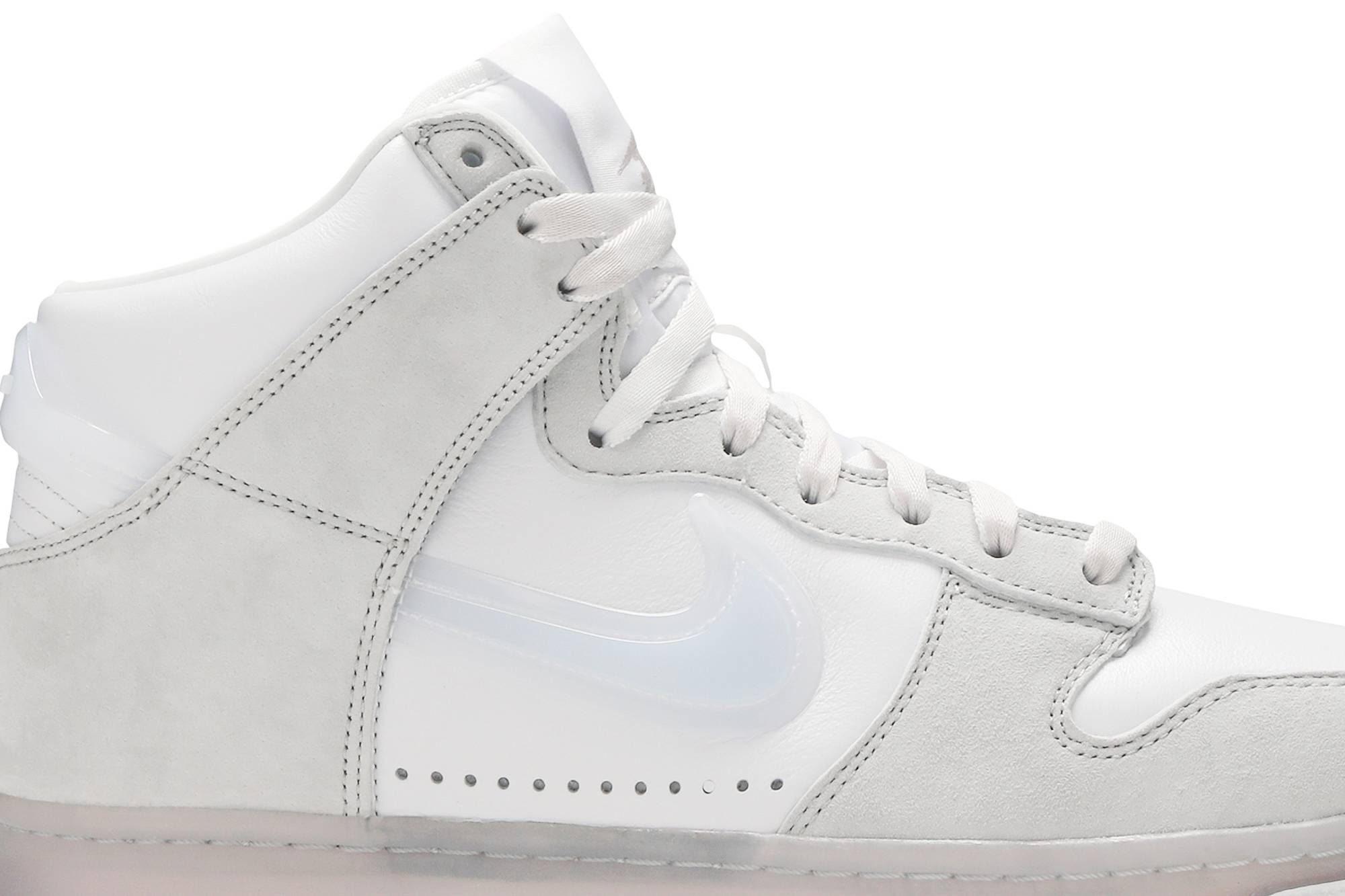 Slam Jam x Dunk High 'White Platinum' - 2