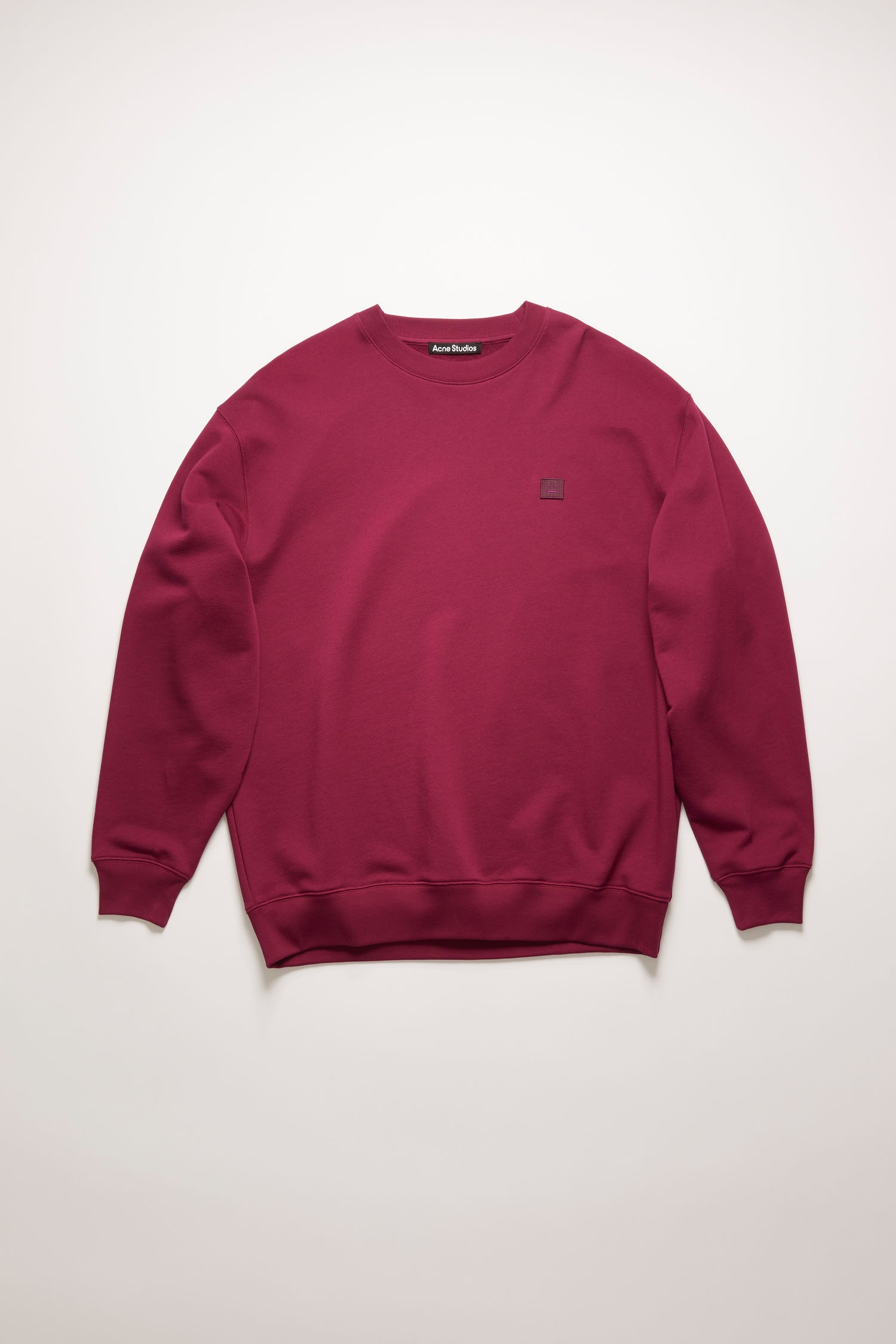 Oversized sweatshirt dark pink - 1