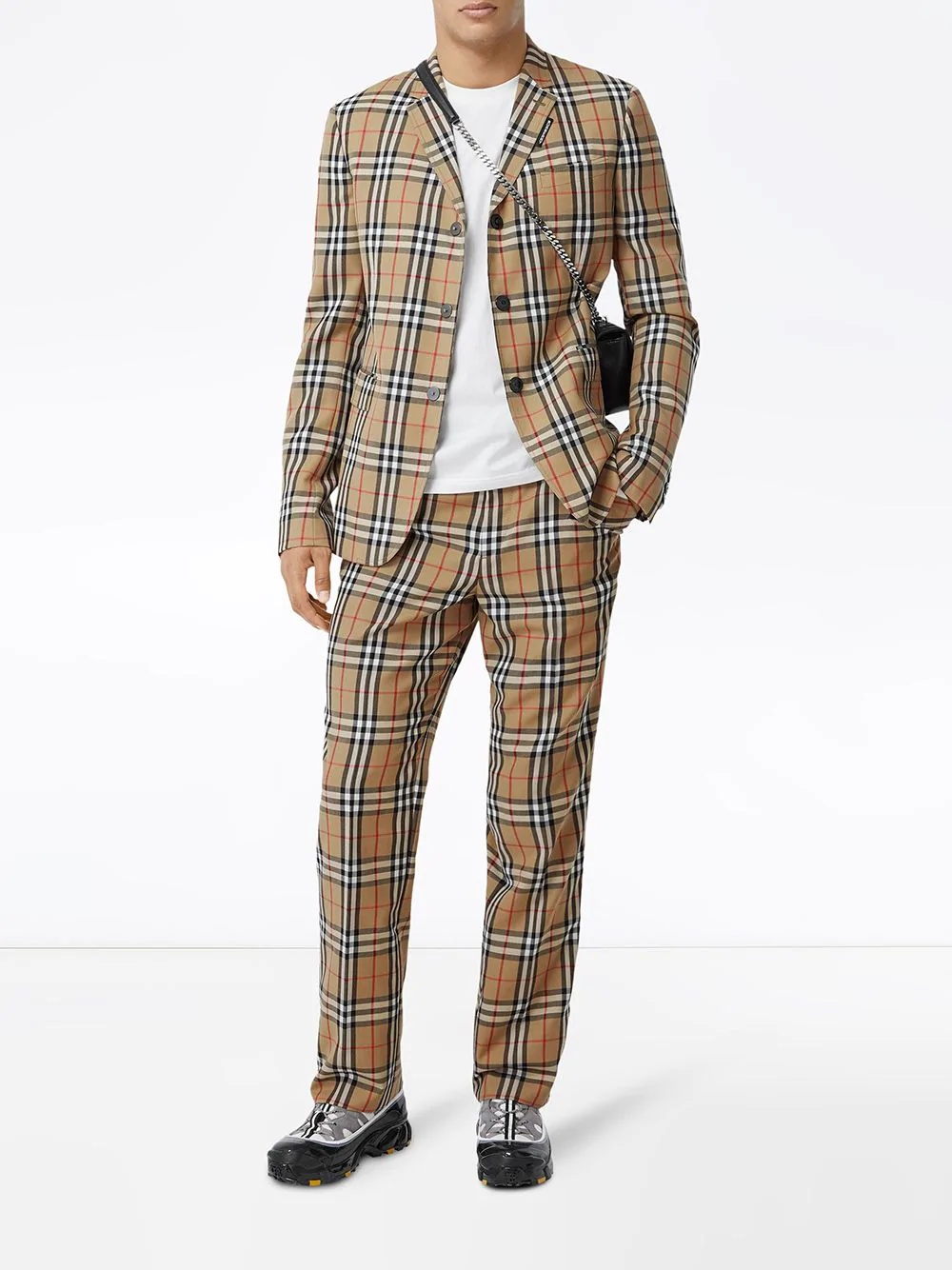 Vintage Check tailored blazer - 2