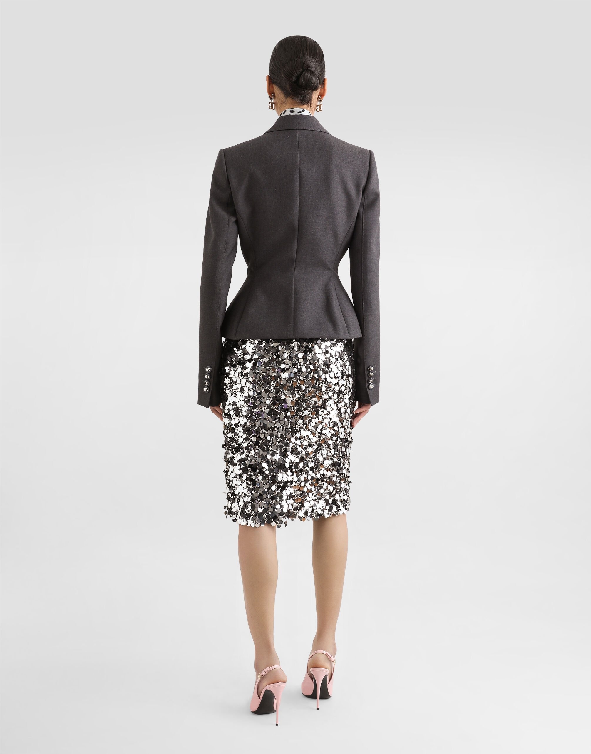 Sequined midi skirt - 3