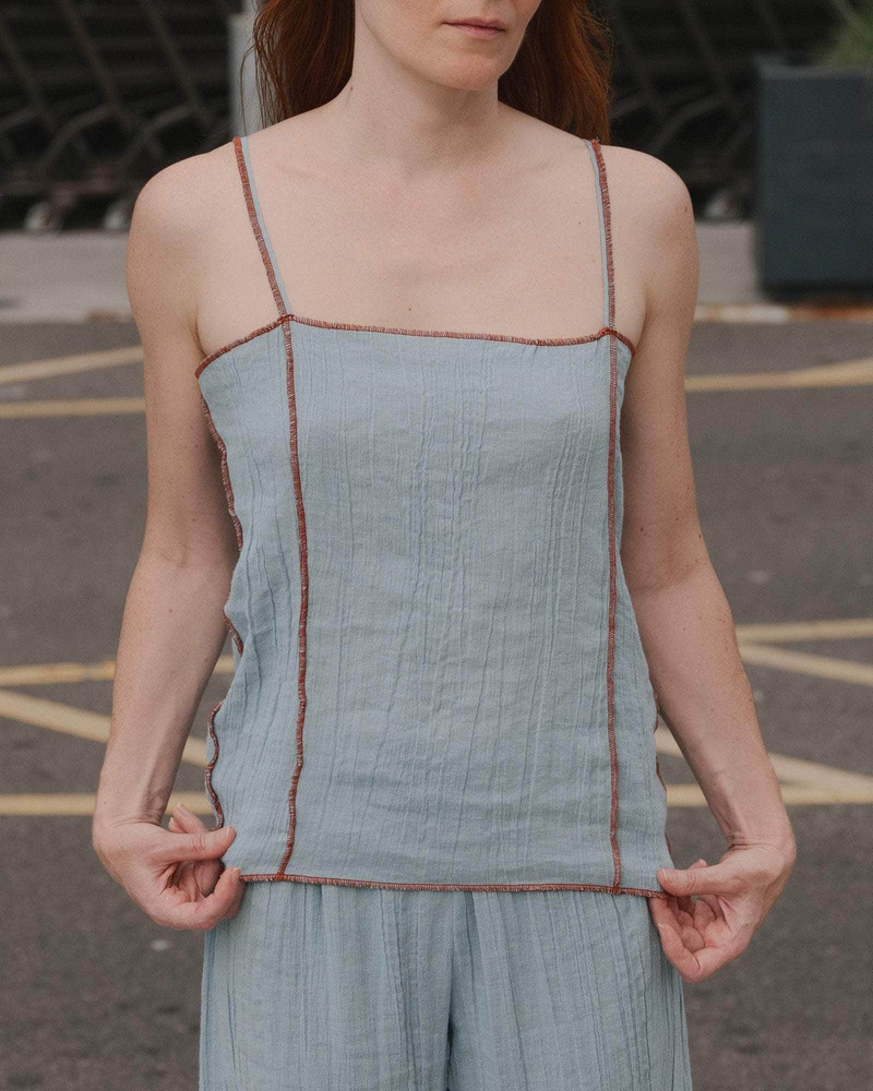 Shok Slip Top - Crinkle Linen 3