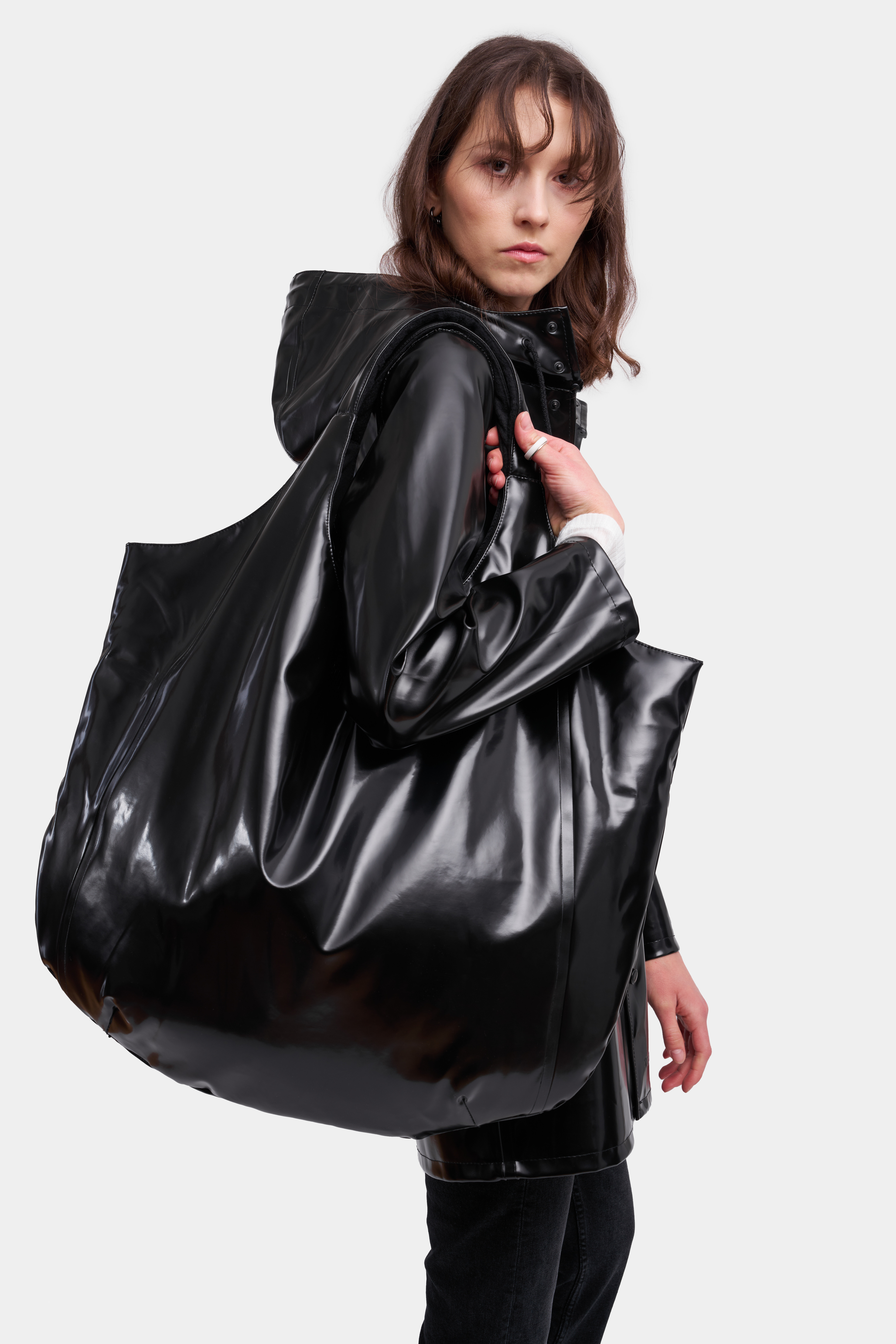 Svea Puffer Bag Opal Black - 3