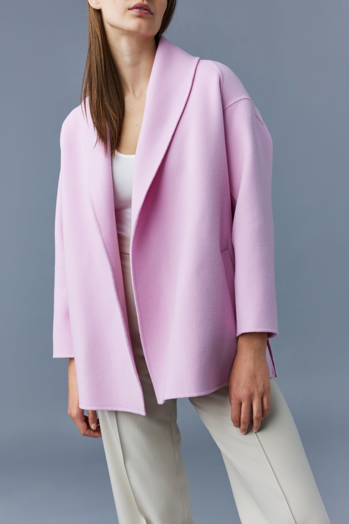 TYRA Double-Face wool robe jacket - 5