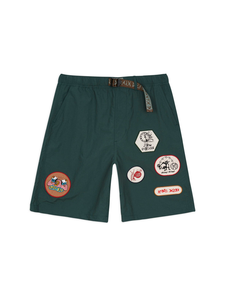 Nylon Baggy Climber Short - Forest Green 1