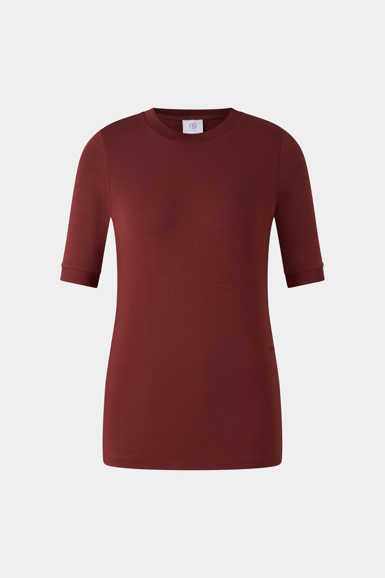 T-shirt Alexi in Wine red - 1