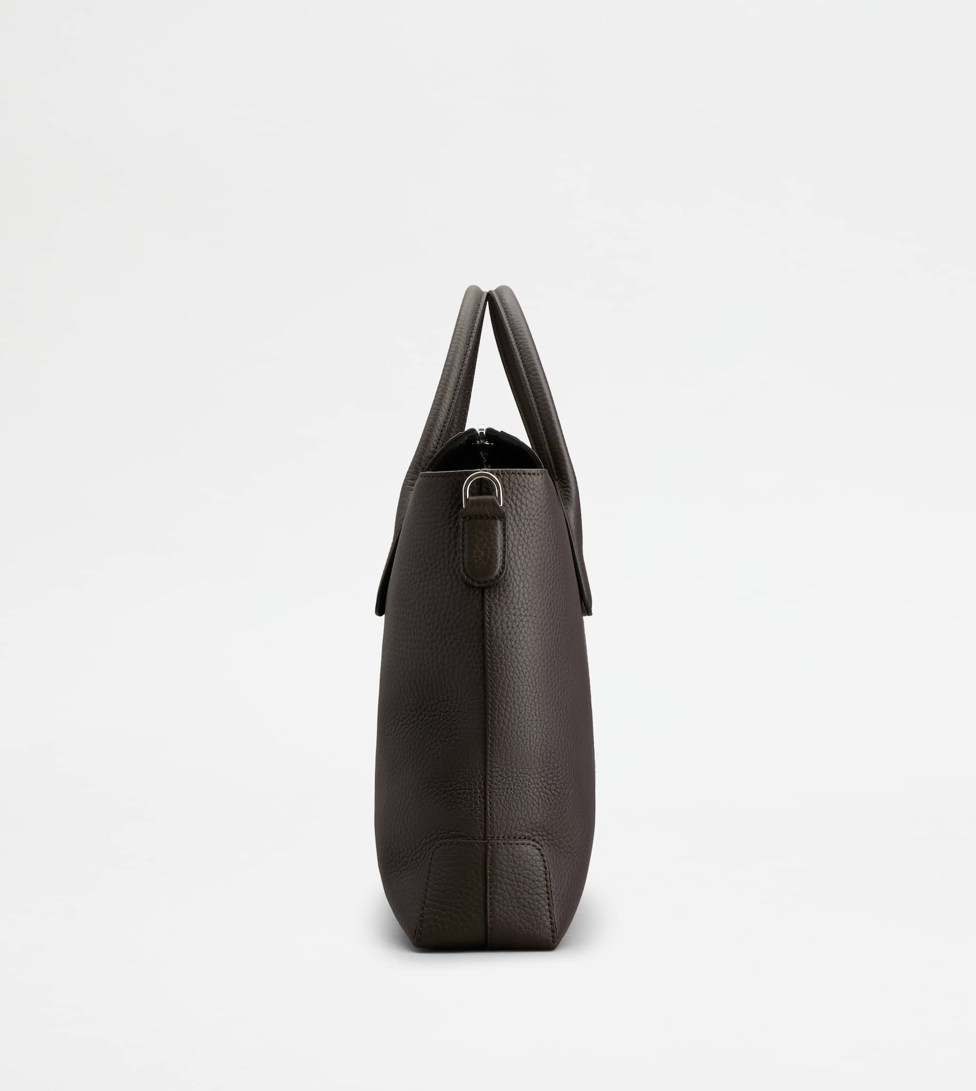 TOD'S DI BAG BRIEFCASE IN LEATHER MEDIUM - BROWN - 2