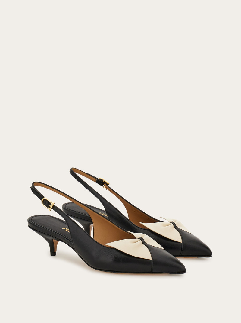 Soft bow slingback 2