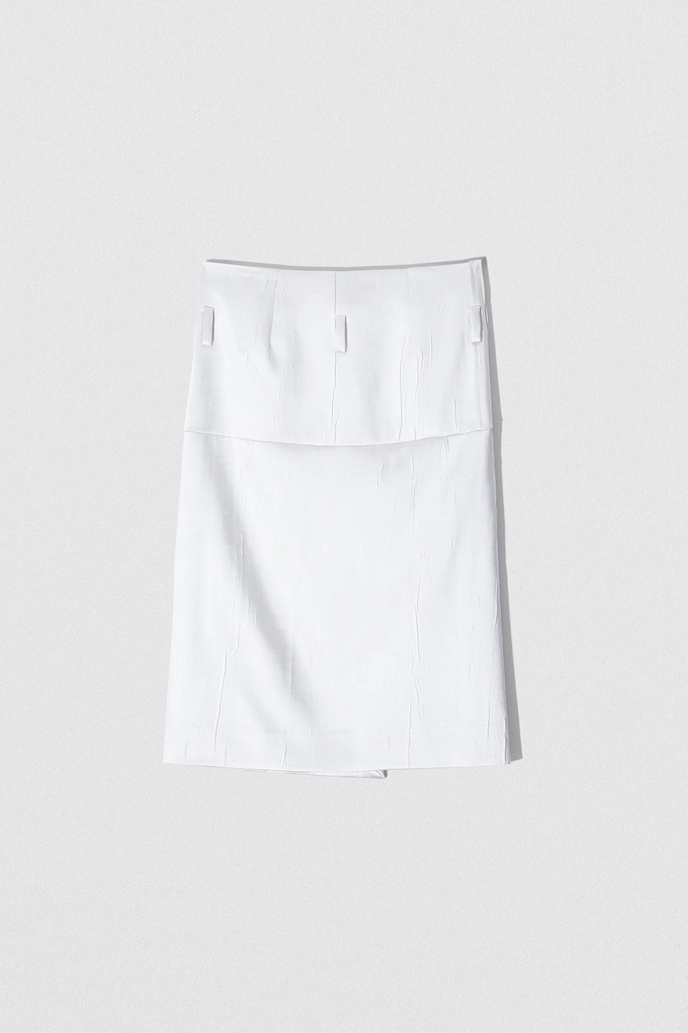 COSIMA SKIRT CLOUD GREY SATIN - 3