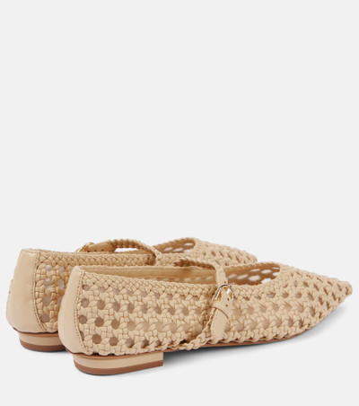 ULLA JOHNSON Open-knit Mary Jane flats outlook