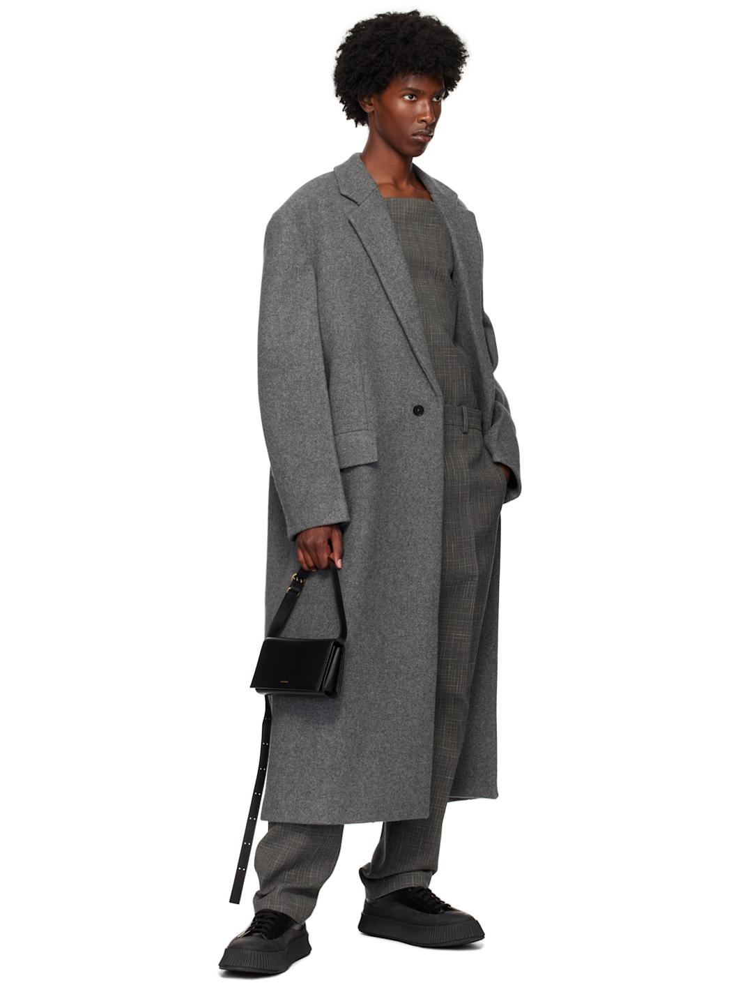 Gray Creased Trousers - 4