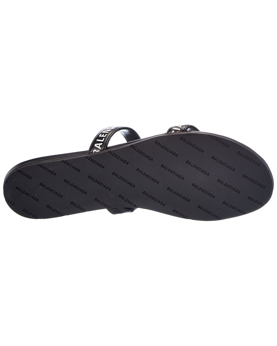 Balenciaga Round Leather Sandal - 4