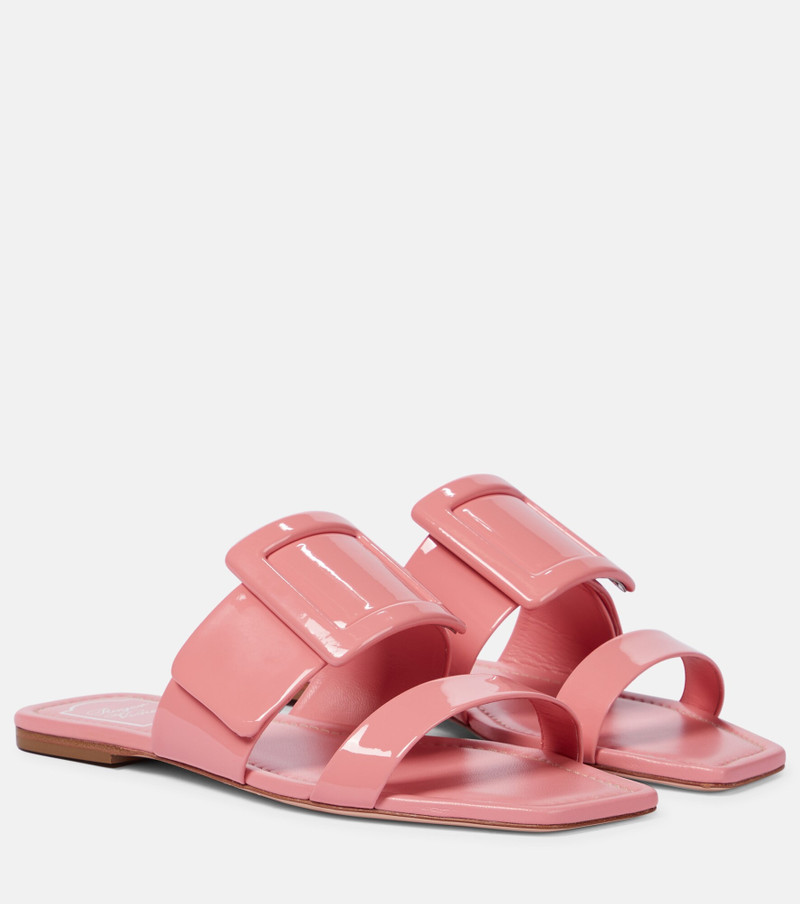Exclusive to Mytheresa – Patent leather sandals 1