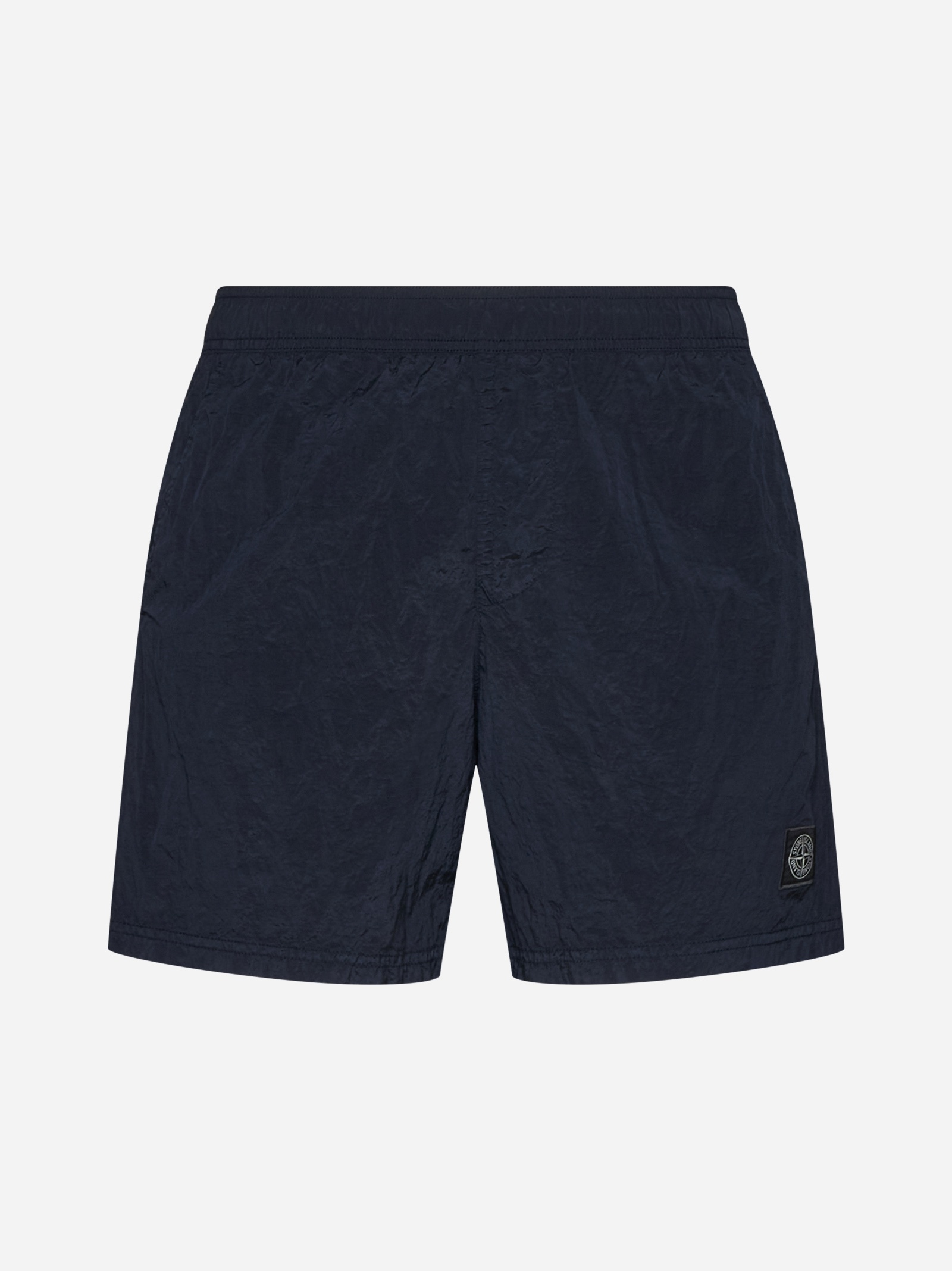 Logo-patch swim shorts - 1