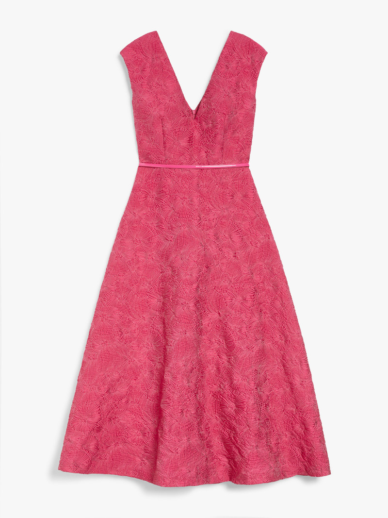 VALDESE Flared cloqué dress - 1