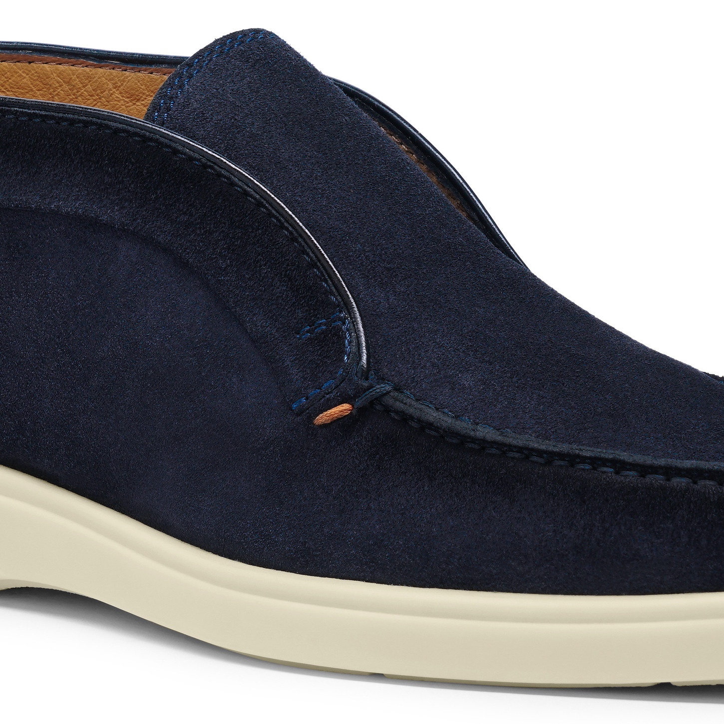 Men's blue suede desert boot - 6