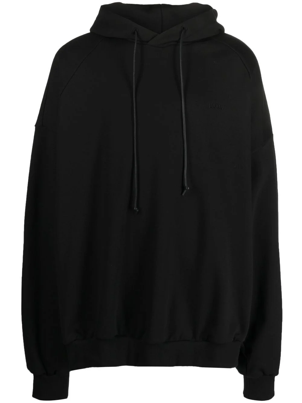 drawstring cotton hoodie - 1