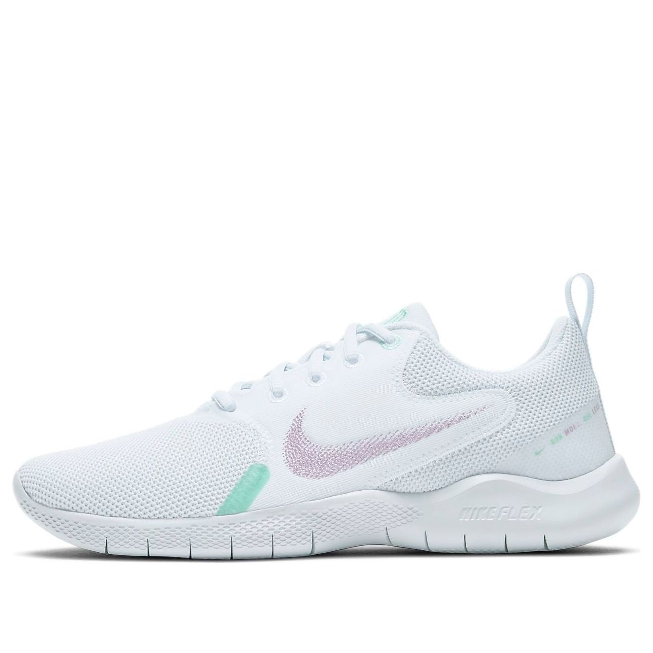 (WMNS) Nike Flex Experience Run 10 'White Violet Shock' CI9964-101 - 1