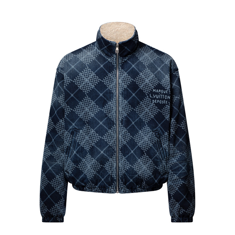 데님 Fleece Blouson - 1