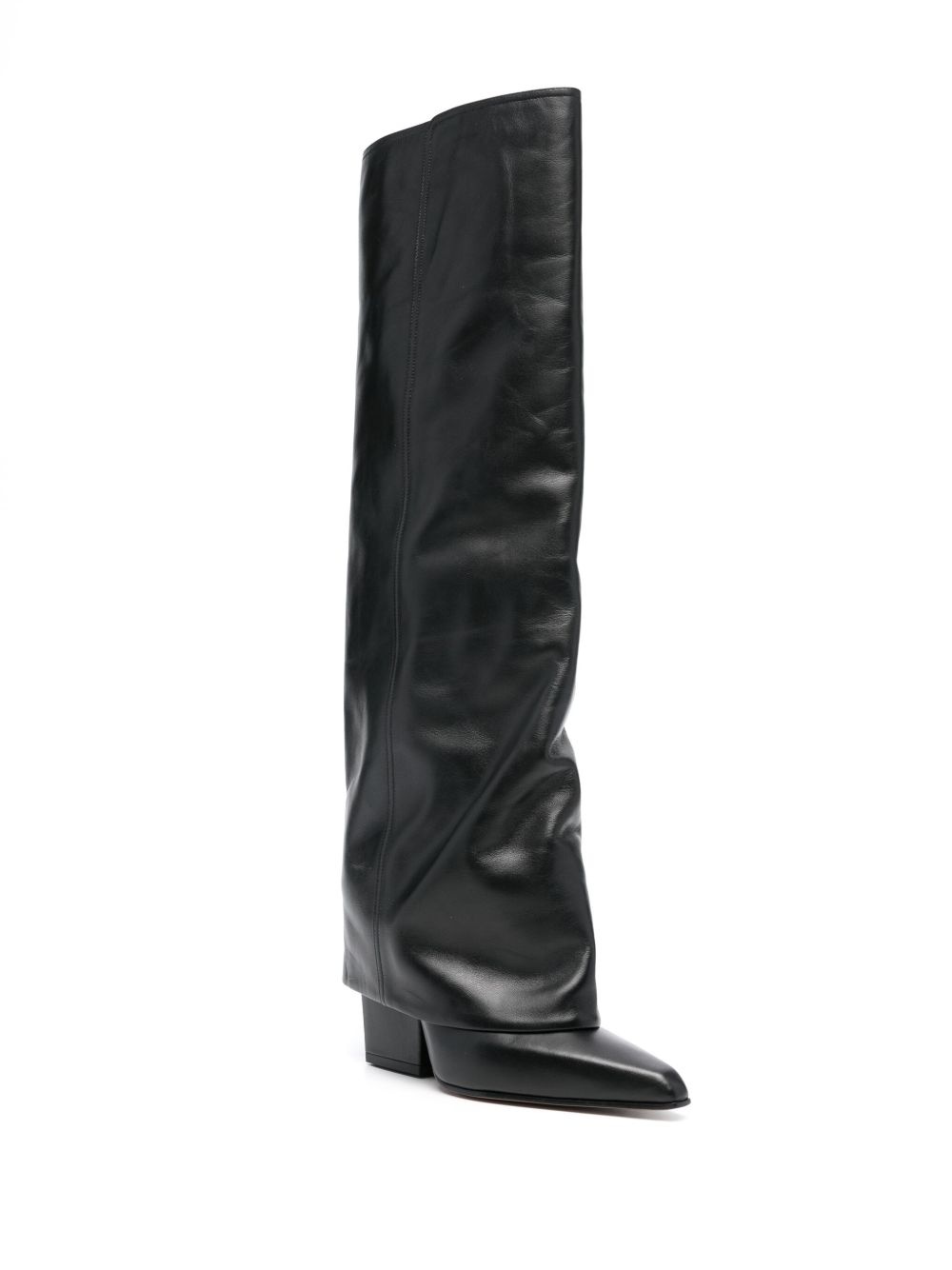 90mm leather boots - 2