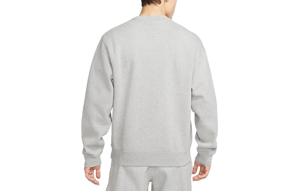 Nike Lab Swoosh Fleece Crewneck 'Grey' DX1362-063 - 3