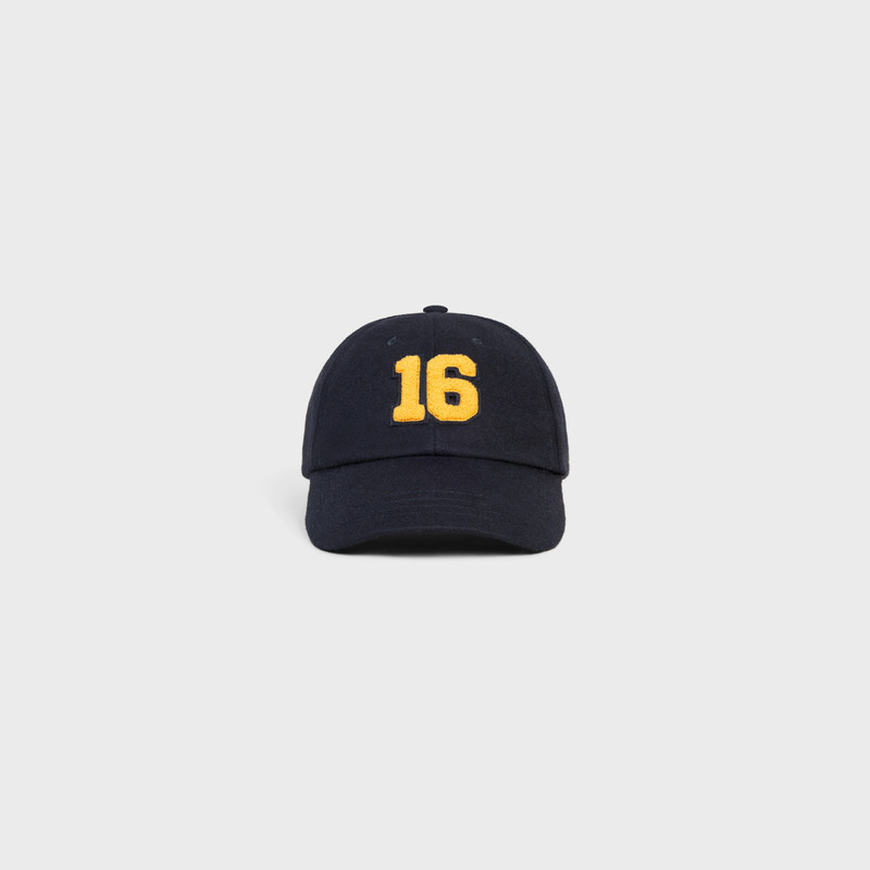CELINE 16 baseball cap IN Wool Flannel outlook