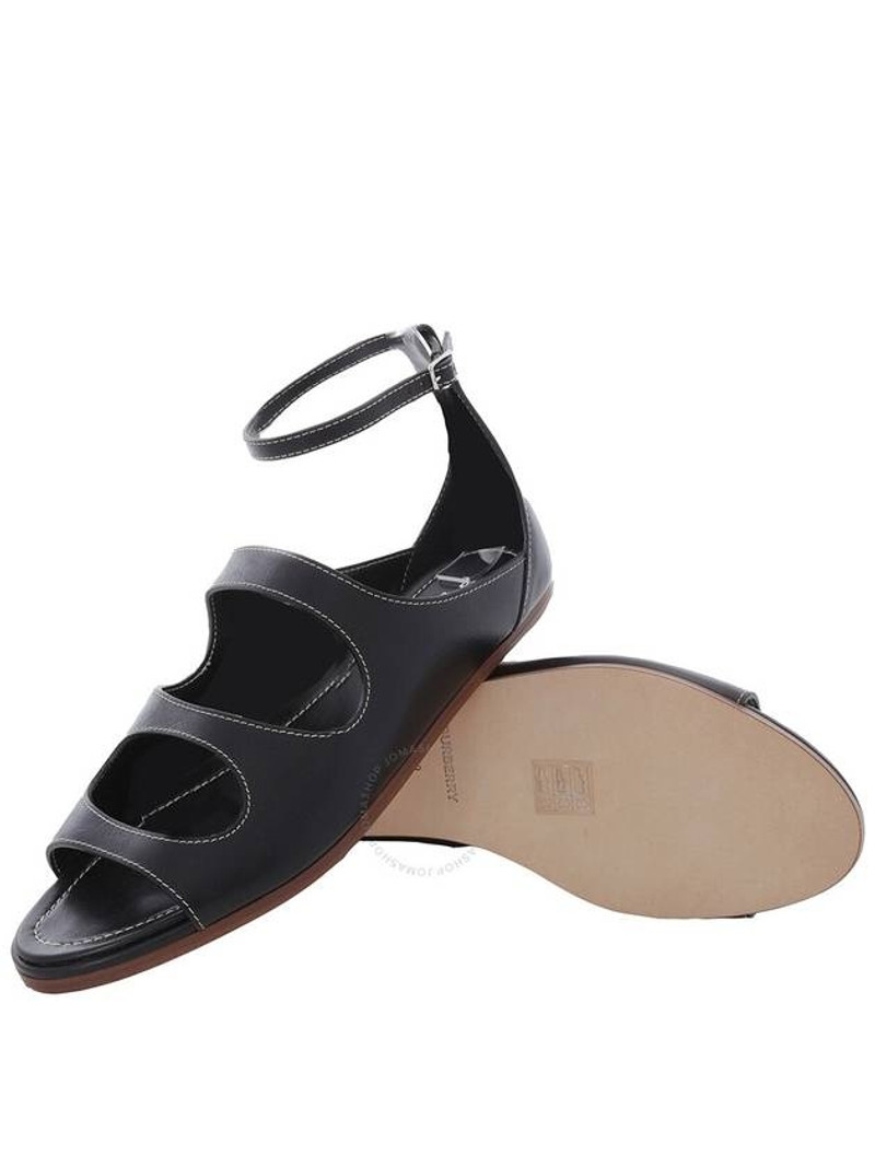 Burberry Burberry Ladies Black Kiersten Sandals, Brand Size 40 (US Size 10) outlook