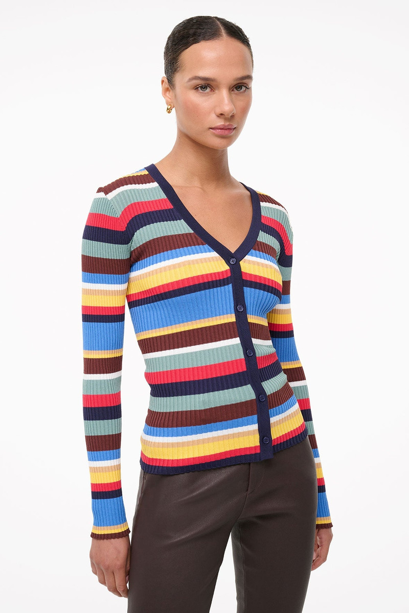 STAUD STAUD CARGO SWEATER MARKET STRIPE outlook