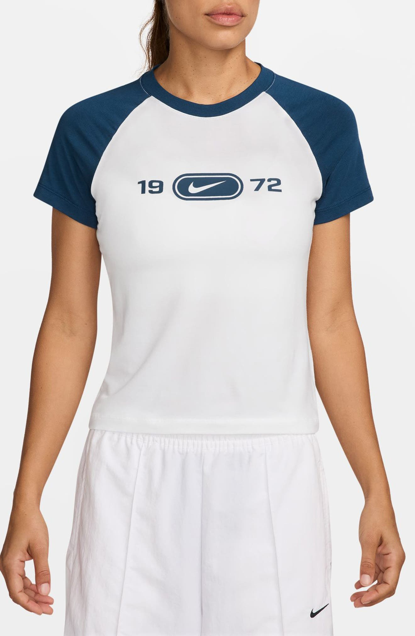 Nike Chill Graphic T-Shirt in White/Blue Force at Nordstrom - 1