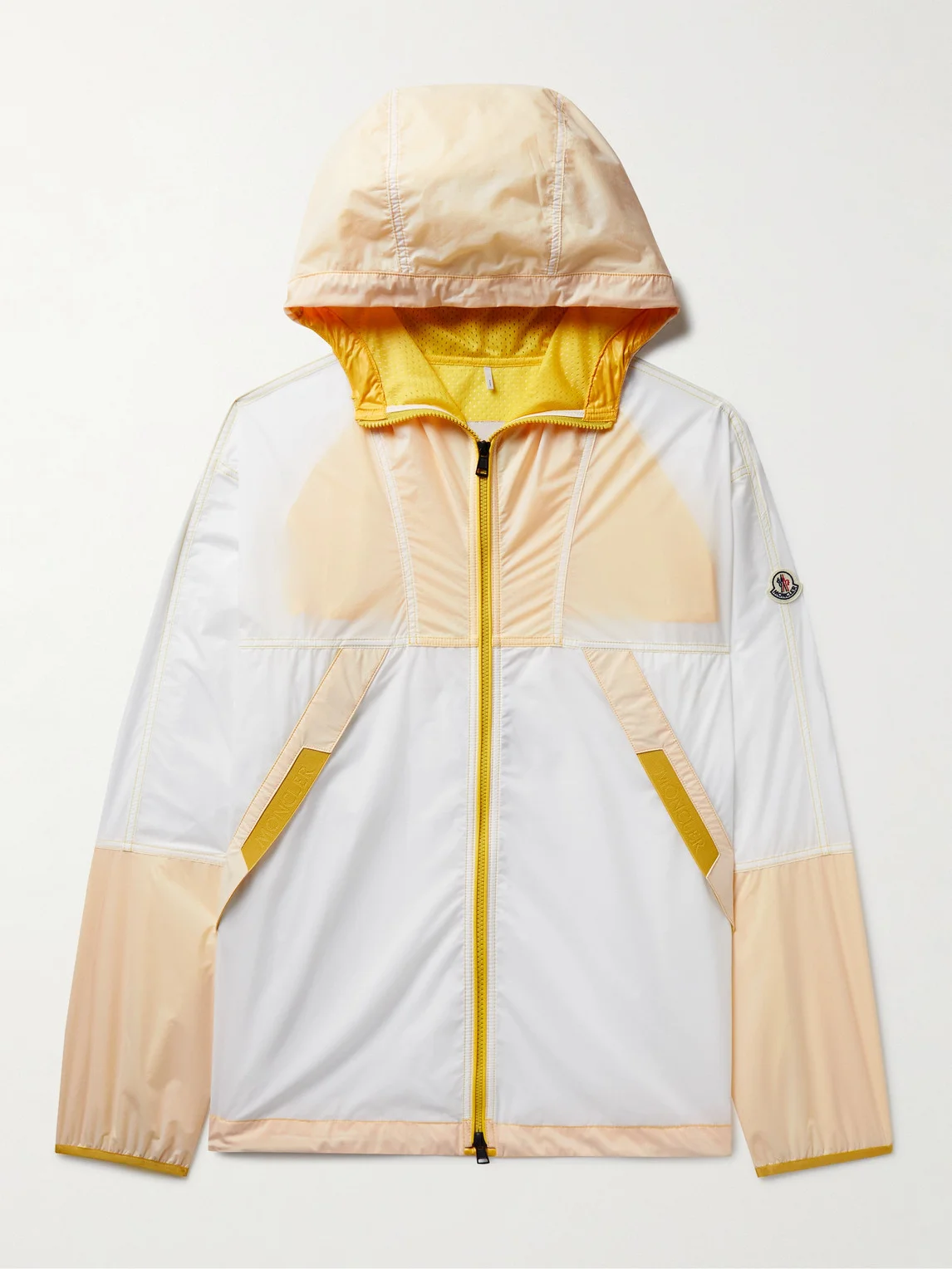 Doi Logo-Appliquéd Webbing-Trimmed Nylon Hooded Jacket - 1