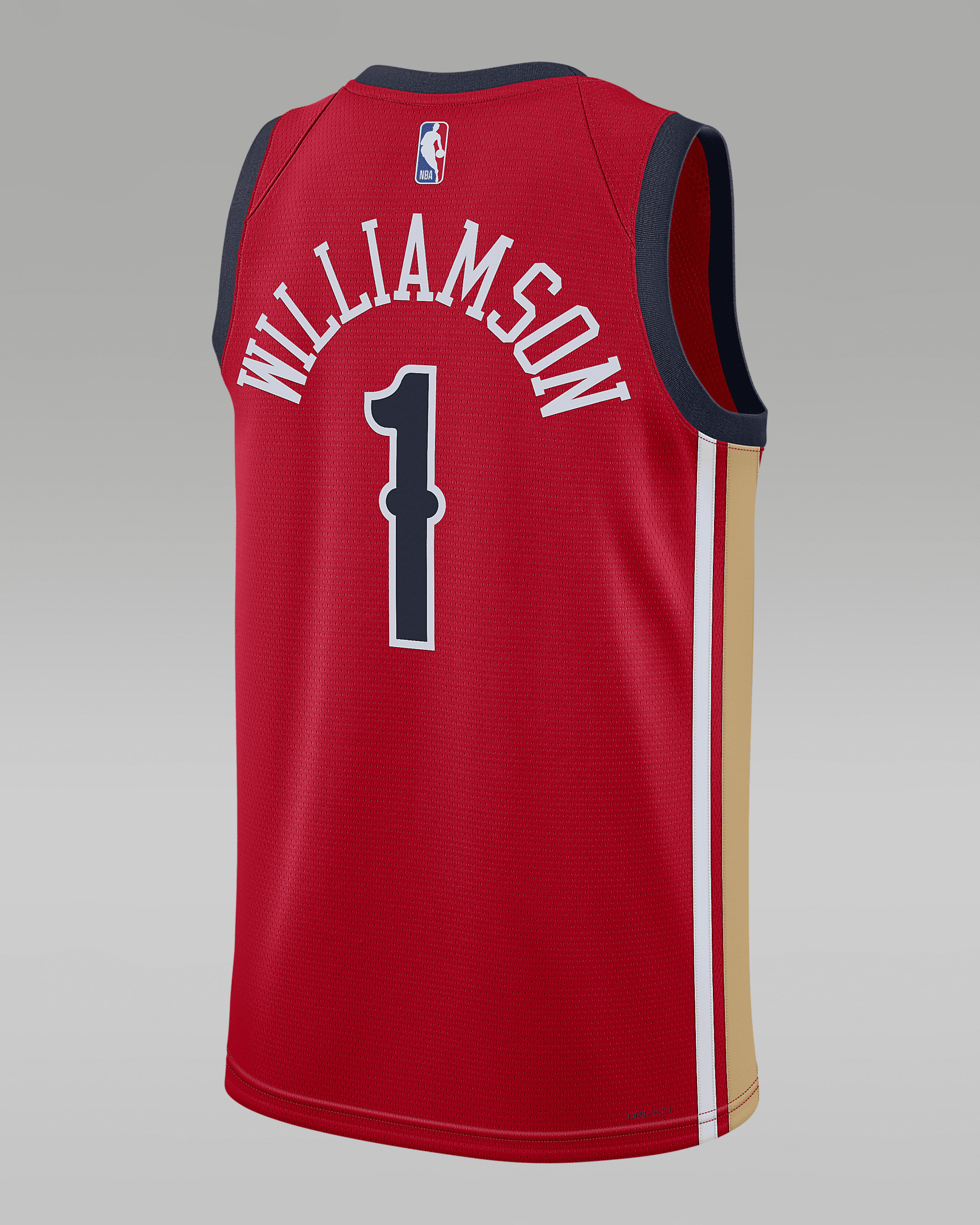 Men's Zion Williamson New Orleans Pelicans 2023/24 Statement Edition Jordan Dri-FIT NBA Swingman Jer - 2