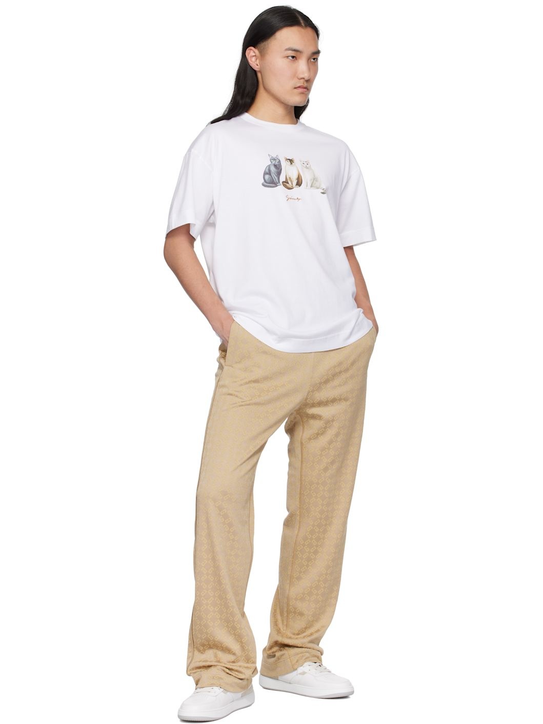 Gold Shiny Monogram 72 Jacquard Sweatpants - 4