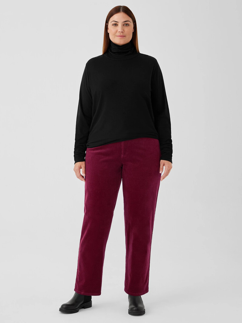 Organic Cotton Stretch Corduroy Straight Pant 6
