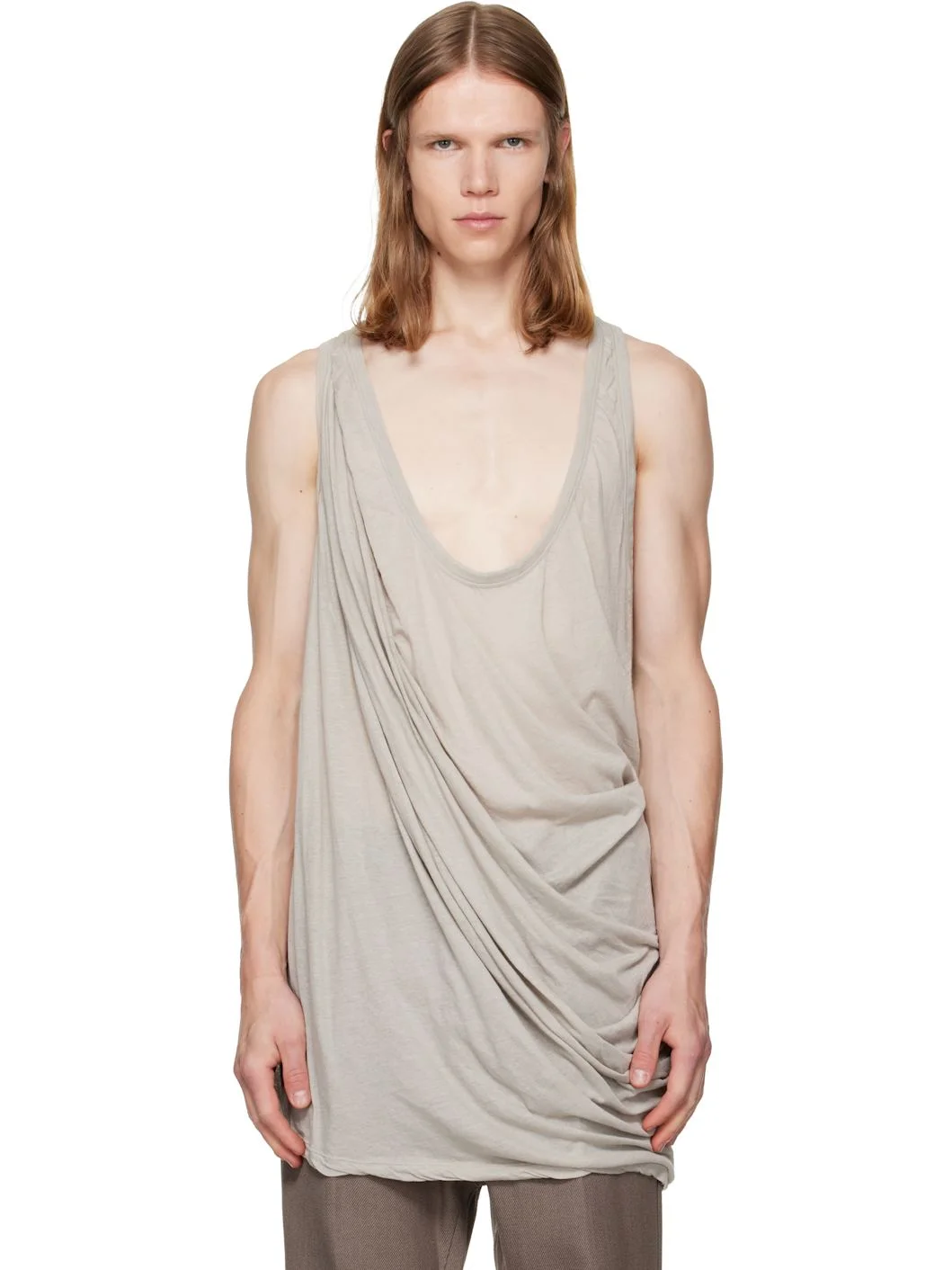 Off-White Tower Draped Pony Tank Top - 1
