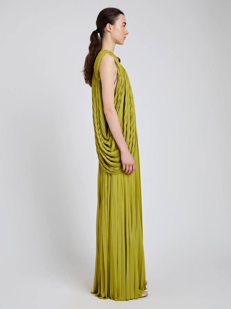 Proenza Schouler Bari Dress in Gauzy Jersey outlook