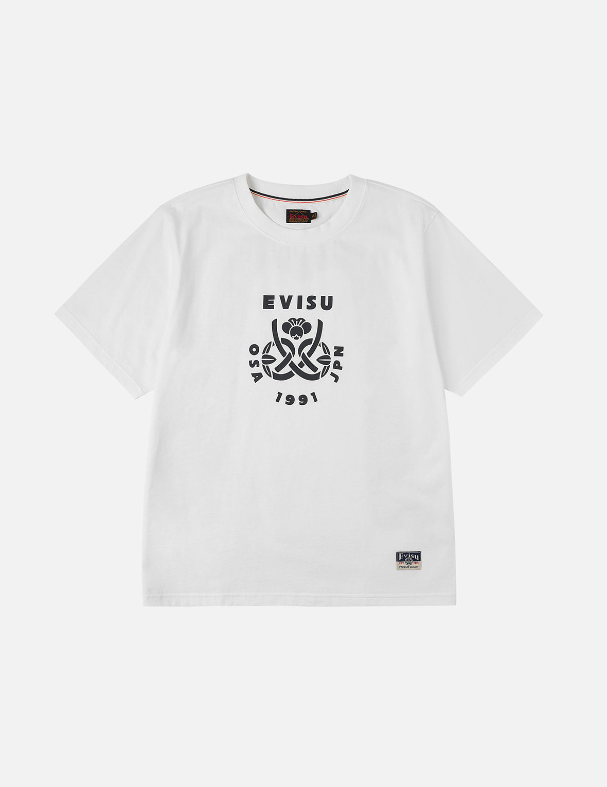 Wheel of Wisdom and  Daruma Daicock Print Regular Fit T-Shirt - 4