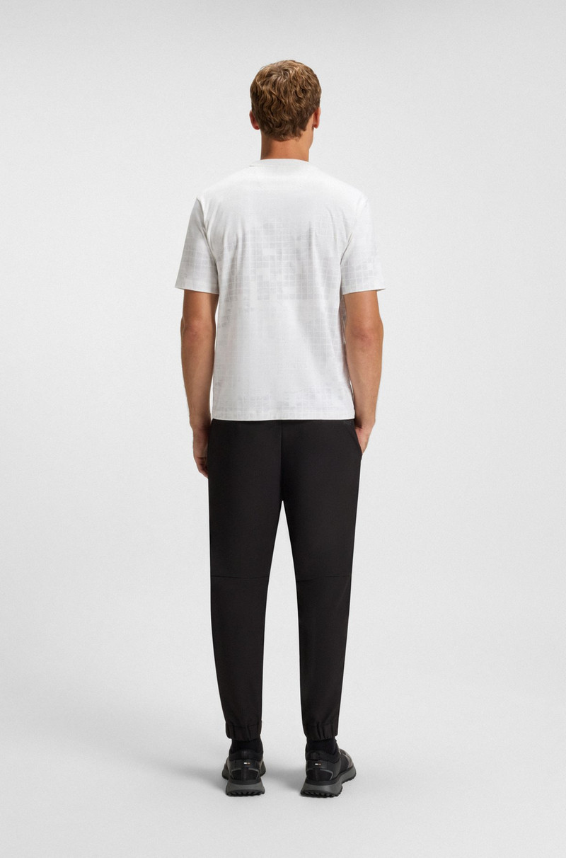MERCERIZED-COTTON T-SHIRT WITH PRINTED GRAPHICS 5