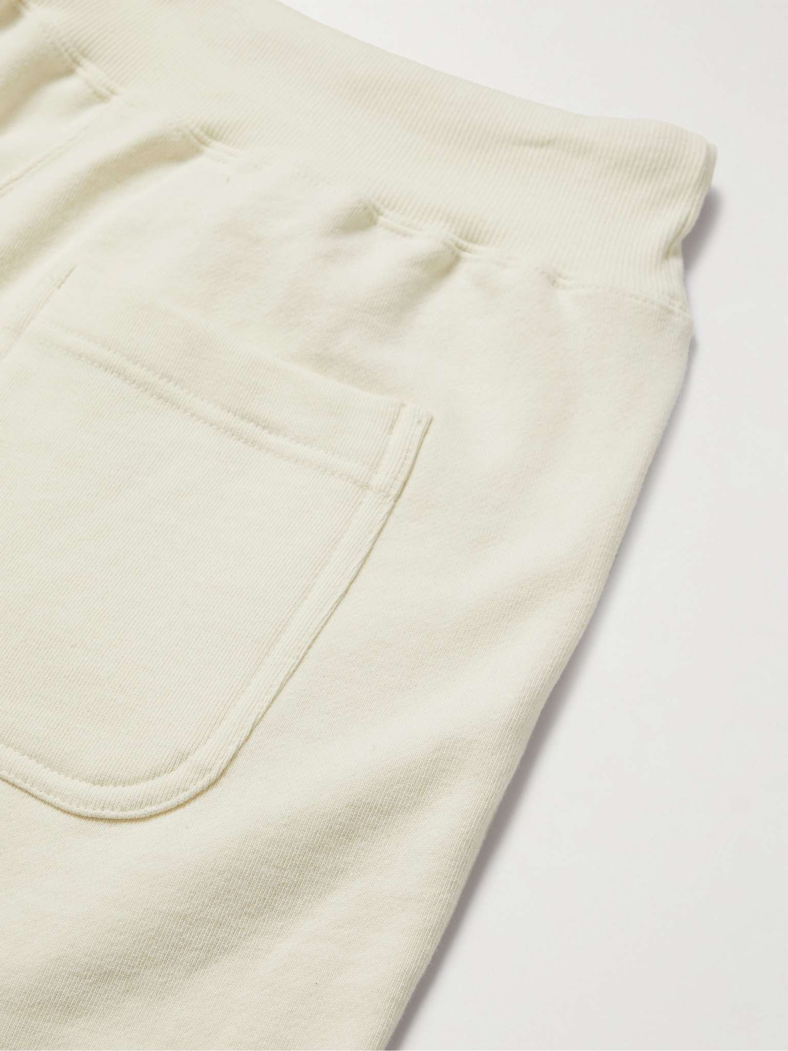 Wide-Leg Cotton-Jersey Drawstring Shorts - 3